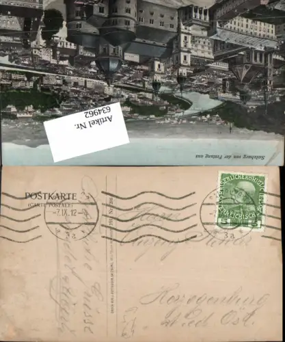 634962,Stempel Salzburg n. Herzogenburg 1912