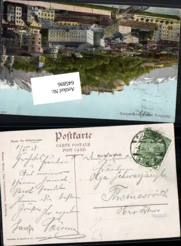 645896,Stempel Salzburg n. Thomasroith 1908 Ottnang am Hausruck
