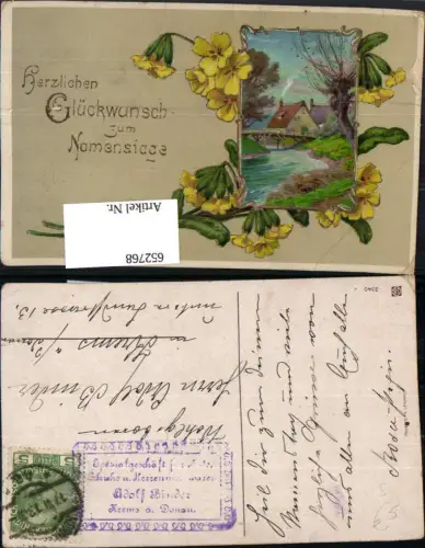 652768,Stempel Spezialgeschäft Schuhe Schuster Adolf Binder Krems an der Donau