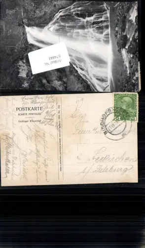 674841,Stempel Bischofshofen gel. n. Seekirchen bei Salzburg 1913