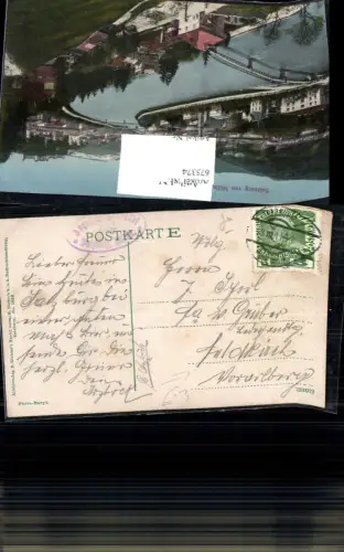 675374,Stempel Salzburg nach Feldkirch 1911