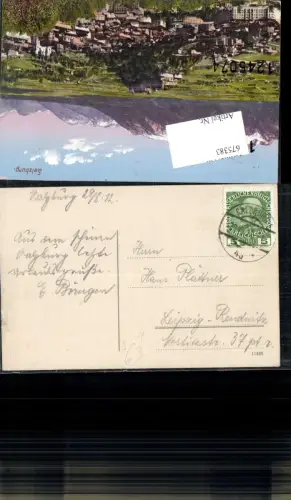 675383,Stempel Salzburg n. Leipzig Rendwitz 1912