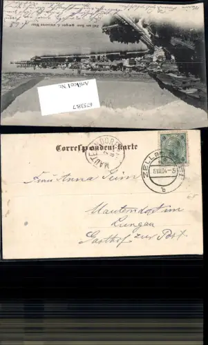 675387,Stempel Zell am See n. Mauterndorf im Lungau 1904 Gasthaus zur Post