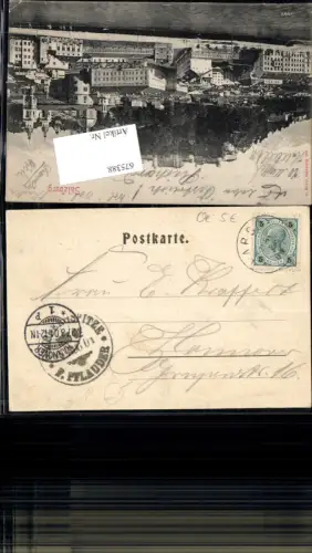 675388,Stempel Parsch Salzburg n. Hannover Ankunftsstempel 1901