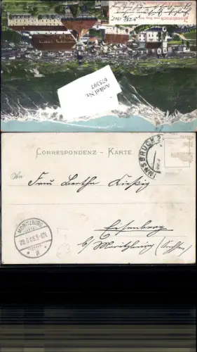 675397,Stempel Innsbruck n. Eisenberg Moritzburg Dresden 1905