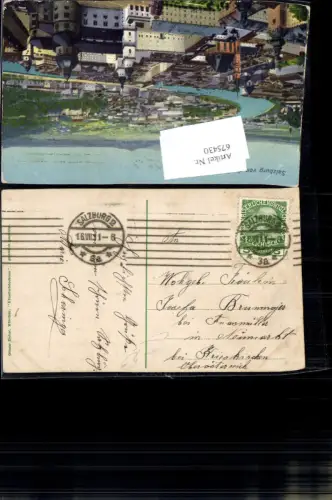 675430,Stempel Salzburg n. Neumarkt Grieskirchen Krasmüller 1911
