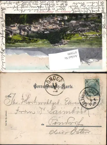 675899,Stempel Salzburg Stadt n. Pöndorf 1902