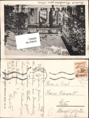 645921,Stempel Innsbruck nach Retz 1927 Dir. der Sparkasse Bank