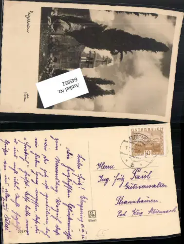 645952,Stempel Ebergassing nach Thannhausen Weiz 1932 Cypressen Zypressen