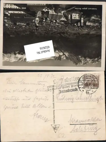 652616,Stempel Innsbruck Stiftskeller Josef Rieden n. Strasswalchen