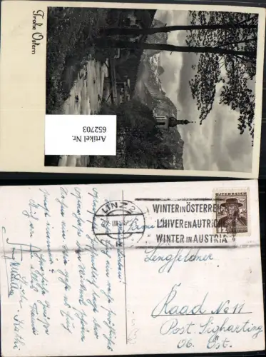 652703,Stempel Linz n. Raad Sigharting Lofer