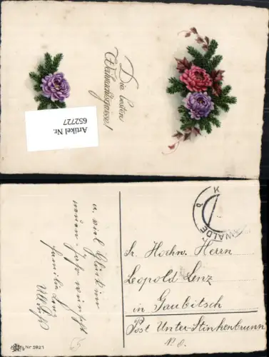 652727,Stempel Kirchberg am Walde n. Gaubitsch Unterstinkenbrunn Mistelbach