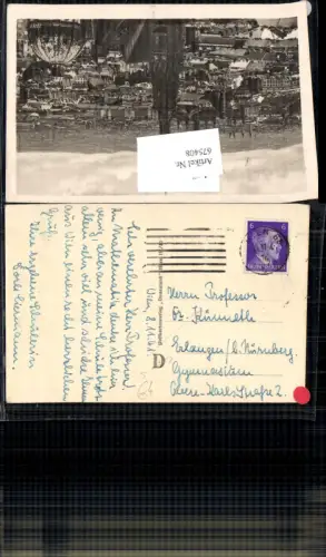 675408,Stempel Wien 68 n. Erlangen b. Nürnberg Gymnasium 1941