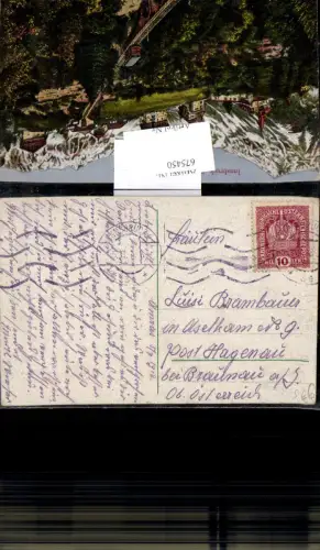 675450,Stempel Innsbruck n. Aselkam Hagenau Braunau am Inn