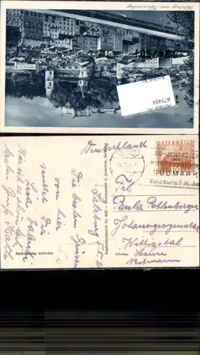 675454,Stempel Salzburg n. Johanngeorgenstadt Wittigstal 1930