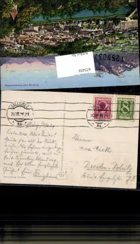 675458,Stempel Salzburg n. Dresden Dobritz 1929