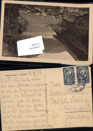 675482,Stempel Hallstatt n. Rückersdorf b. Wiener Neustadt 1921