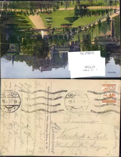 677346 Stempel Salzburg n. Neustadt an der Saale 1927