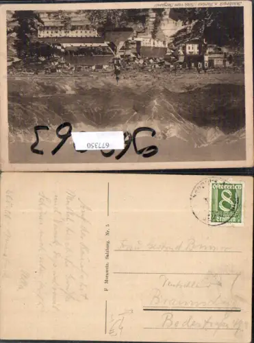 677350 Stempel Innsbruck n. Braunschweig Bahnpost Zug 181
