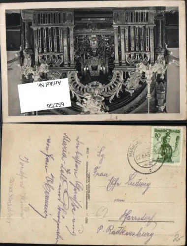 652756,Stempel Mariazell n. Pfarrsdorf Radkersburg