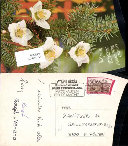 615350,Stempel Mürzzuschlag Reklame 1986