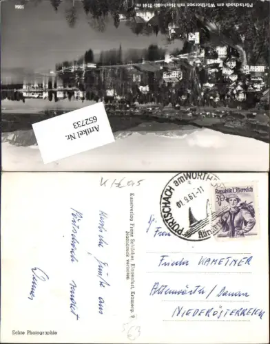 652733,Stempel Pörtschach am Wörthersee n. Altenwörth Donau