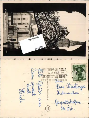 652742,Stempel Wien 101 n. Gaspoltshofen