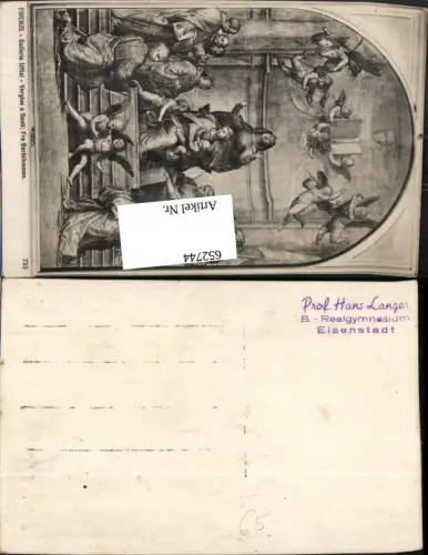 652744,Stempel Prof. Hans Langer Eisenstadt Realgymnasium