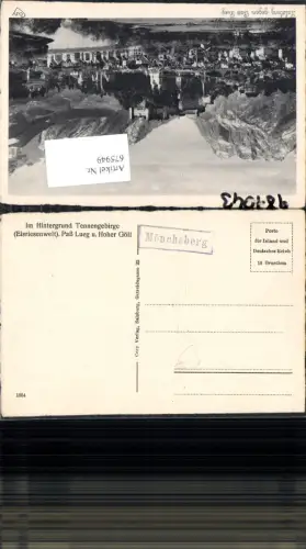 675949,Postablagestempel Postablage Stempel Mönchsberg Salzburg