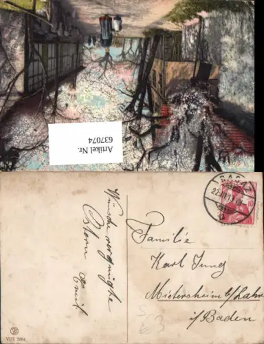 637074,Stempel Ragaz n. Mietersheim bei Lahr in Baden 1913