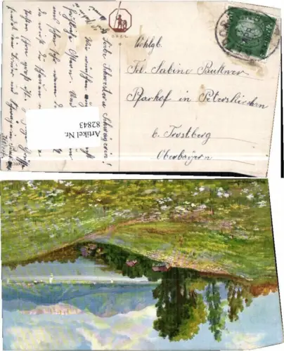 82843,Stempel Altdorf Niederbayern n. Trostberg Peterskirchen