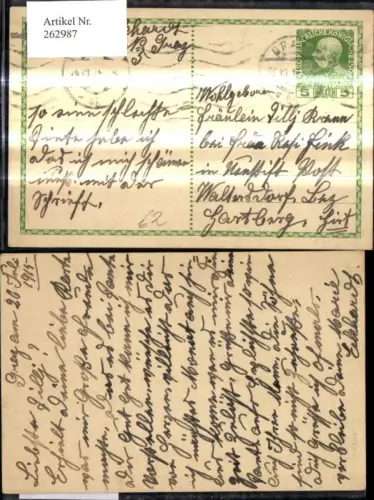 262987,Ganzsache Stempel Graz