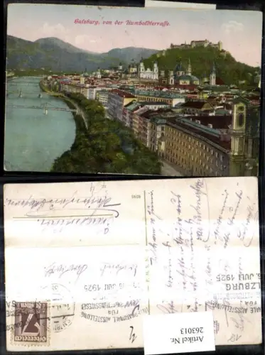 263013,Stempel Internationale Ausstellung für Feuerwehr u. Rettungswesen Salzburg 1925