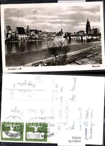 263022,Stempel Indrofa Internationale Drogisten Fachausstellung Frankfurt a. Main 1958