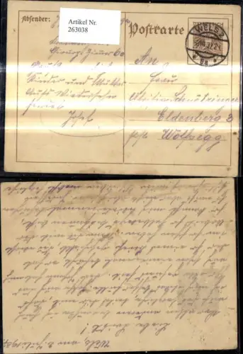 263038,Ganzsache Stempel Wels 1937