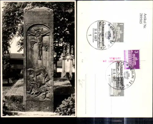 289505,Stempel Vergiss mein nicht Aktion Sorgenkind Berlin 1967