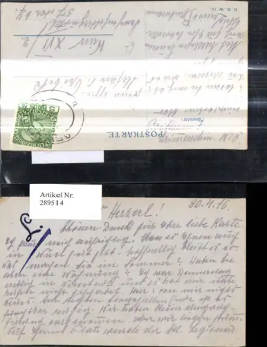 289514,Postkarte n. Wien von Grimmenstein 1916