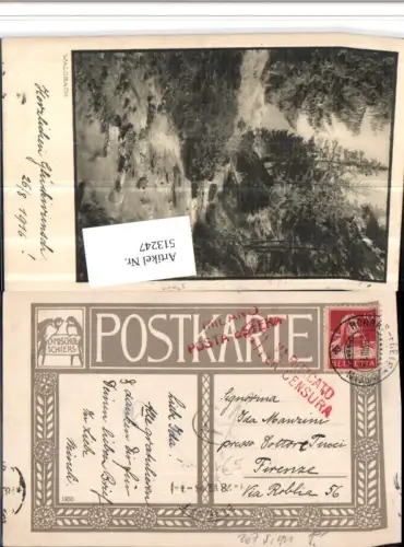 513247,Fotokunst D. Mischol Schiers Stempel Rorbas Milano Verificato per Censura