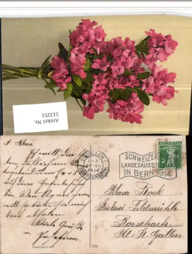 513251,Stempel St. Gallen 1914 Schweizerische Landesausstellung Bern