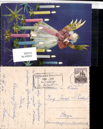 513328,Stempel Linz 1964 Kunst der Donauschule St. Florian