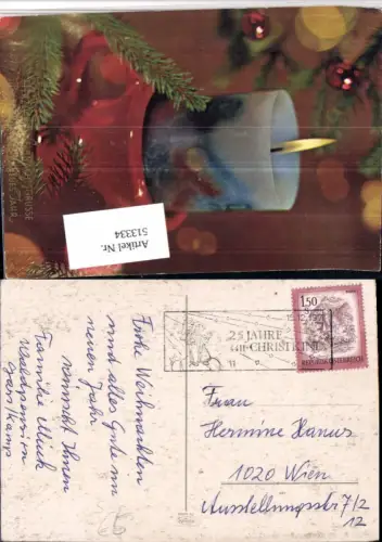 513334,Stempel 25 Jahre 4411 Christkindl Steyr 1974