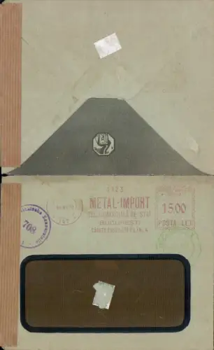 536791,Brief Zensur 1949 Bukarest Bulgarien Bucuresti