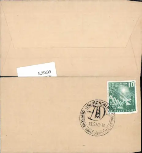 603973,Stempel München 1950 Deutsche Handwerksmesse