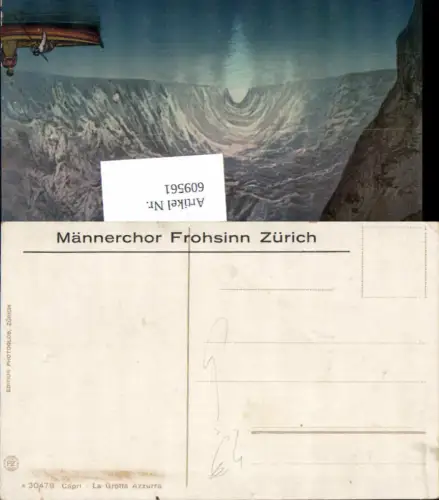 609561,Stempel Männerchor Frohsinn Zürich Schweiz Capri Grotta Azzurra