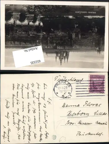 652335,Stempel Prag Praha n. Herborn Nassau