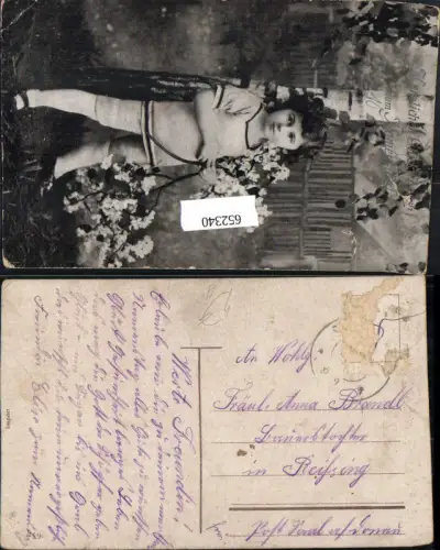 652340,Stempel an Fam. Anna Brandl Reißing Saal an der Donau Kelheim