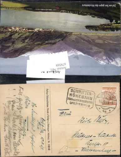 679568 Stempel Zell am See n. Stuttgart Canstatt 1929
