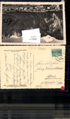 679570 Stempel Mayrhofen Tirol n. Ybbsitz 1934 Waidhofen an der Ybbs