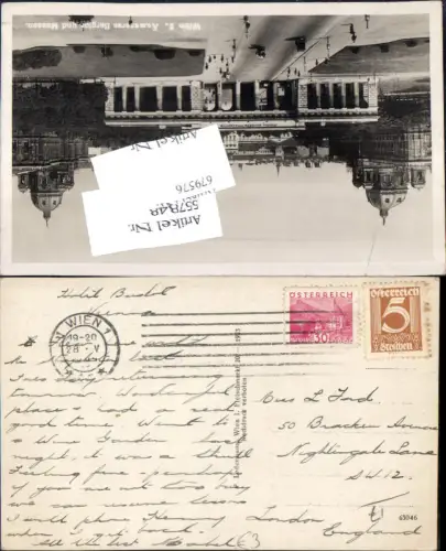679576 Stempel Wien 1 n. London England