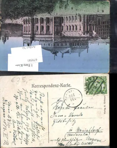 679581 Stempel Wien 3 n. Mariasdorf Oberschützen Burgenland